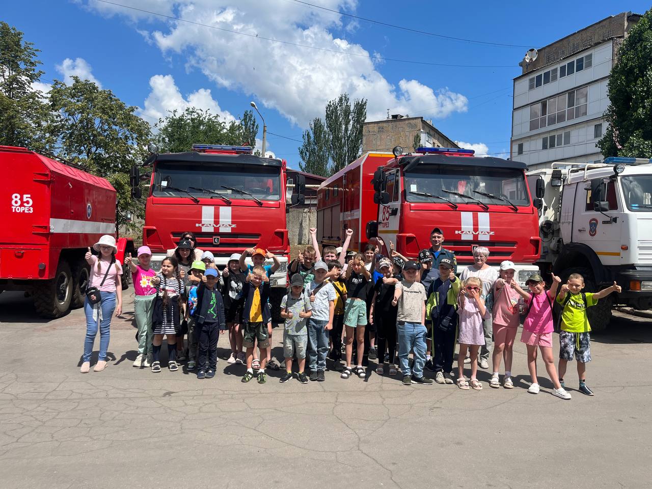17 июня в пришкольном лагере &amp;quot;Дружба&amp;quot; ГБОУ &amp;quot;Школа ✓11 г.о. Торез&amp;quot; прошел День юного пожарного.